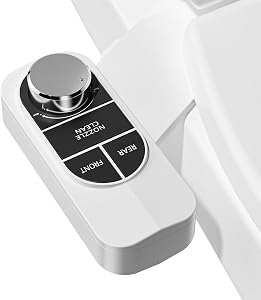 SAMODRA Non-Electric Bidet Attachment for Toilet – Self-Cleaning Dual Nozzle (Frontal &amp