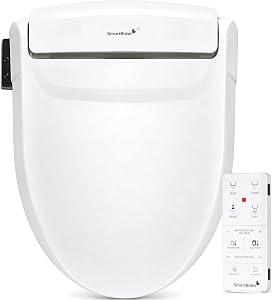 SmartBidet SB-1000 Smart Bidet Electric Bidet Toilet Seat with Heated Seat, Warm Water, A
