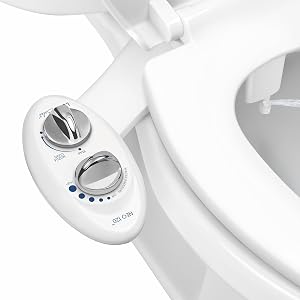 LUXE Bidet NEO 120 - Single Nozzle, Self-Cleaning, Non-Electric Bidet Attachment for Toile