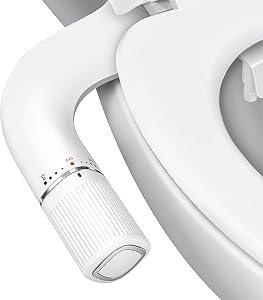BIGCOW Ultra-Slim Bidet Attachment for Toilet - Dual Nozzle (Frontal & Rear Wash) with